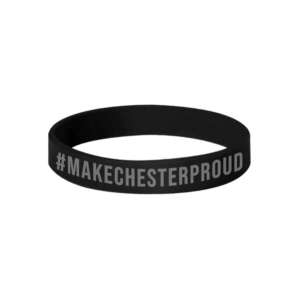 Silicone Make Chester Proud Bennington Chester Black | Bracelet Store